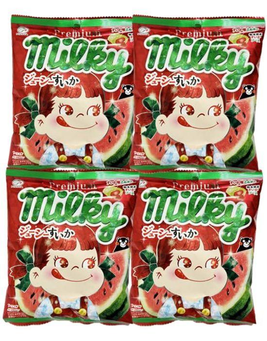 

[Set of 4 bags] Milky Premium Juicy Watermelon 67g