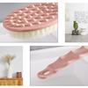 Long Handle Bath Shower Brush Non-slip Grip Soft Massage Bristles for Deep Cleansing Back Skin Bathroom Use