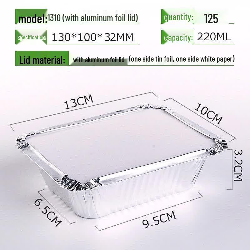 Zhishi Disposable Rectangular Aluminum Foil BBQ Trays (30 Pcs)