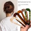 Women's U-Shaped Acetate Hairpin: Modern Chinese Style Bun Headwear
