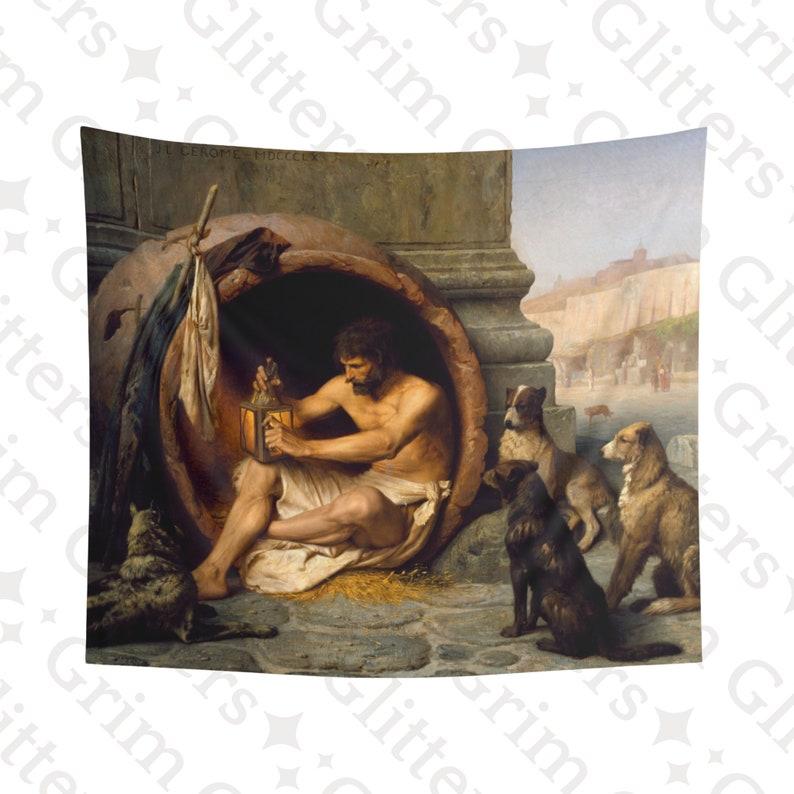 Diogenes tapestry 75x100 чёрный