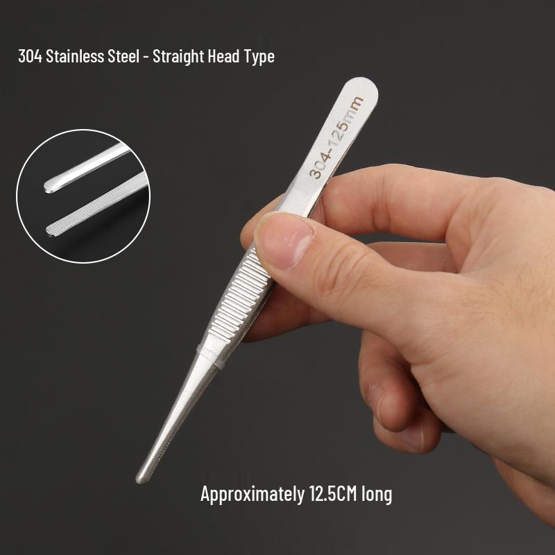 Extra Long Stainless Steel Tweezers for Aquatic Plants and Turtle Feeding