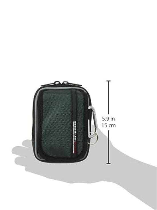 Bouken Club CL6 Belt Clip Accessory Case with Reflective Black Pouch, Line,