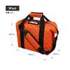 AO Coolers 9 Pack Quilted Canvas Soft Cooler Tangerine Lightweight Cooler Box Cooler Bag Japanese 5 Year 8.5L (Authentic Product) [Authentic Warranty]