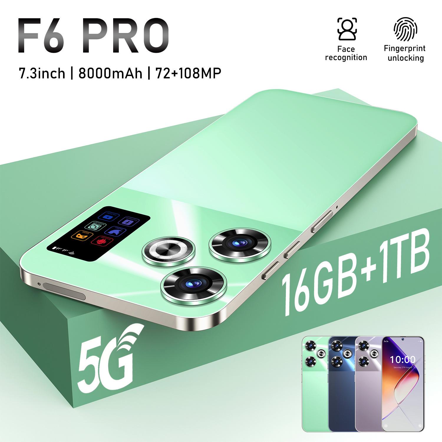 2026 F6 PRO Smart All-in-One 16GB+1TB Großbildgerät UK violett