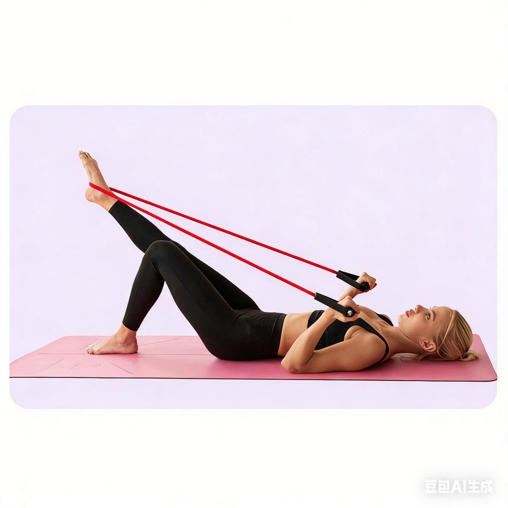 Elástico de Resistência - 20LB - Com Pegas - Exercício Fitness