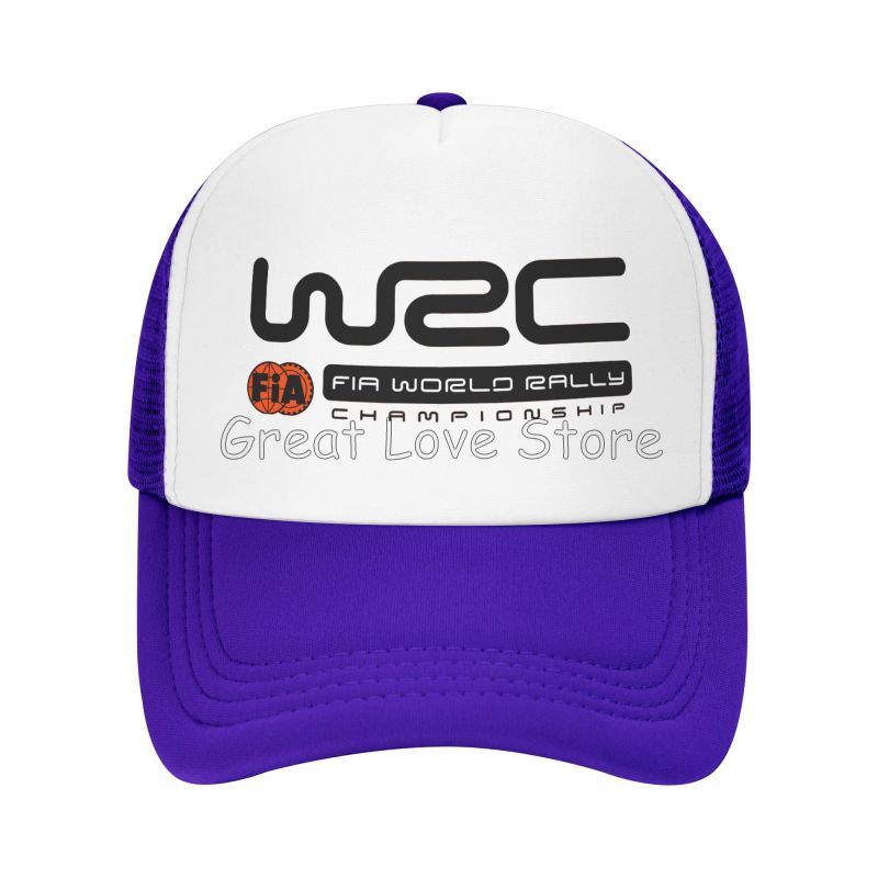 WRC World Rally Championship Mesh Baseball Cap Outdoor Sports Rally Car Racing Snapback Hat Summer Breathable Sun Visor Caps