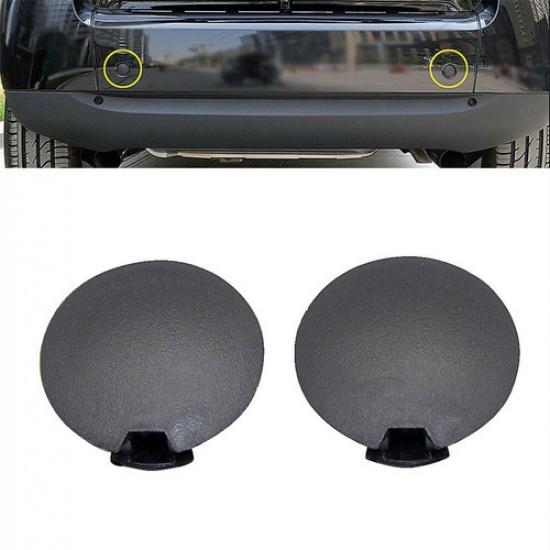 2PCS Car Rear Bumper Towing Eye Cover Tow Cap Plug For Smart Fortwo A4518850122