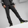 Puma Colorblock Logo Print Straight-Leg Track Pants Men Bottoms Black 672383-01