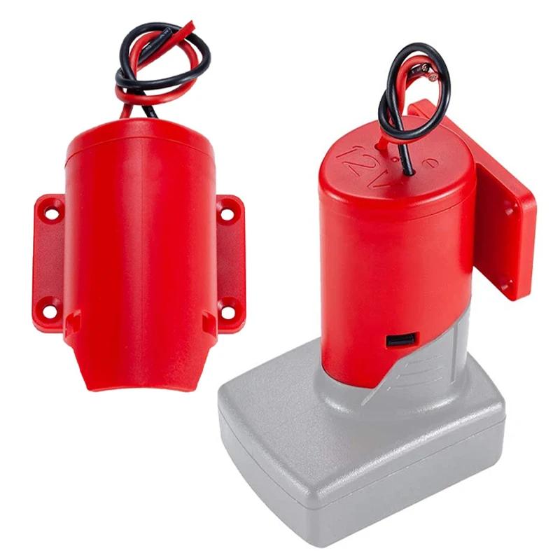 For Milwaukee 12V Li-ion Battery Power Wheels Battery Adapter Base Power Connector for Robots, Remote Control Cars