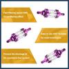 Purple Universal Fuel Filters Engine Inline Gas Fuel Line Filter Replacement for Motorbike ATV Dirt Bike Stylish Design