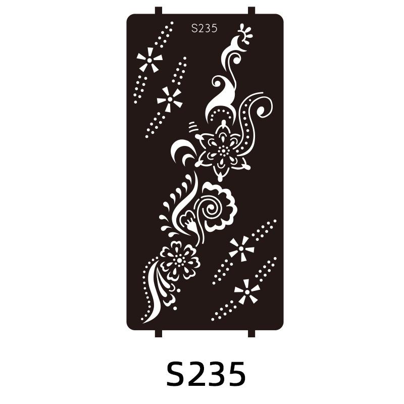 Indian Hannah Tattoo Template Tattoo Hand Drawn Template Juice Tattoo Sticker Painted Hennatattoo