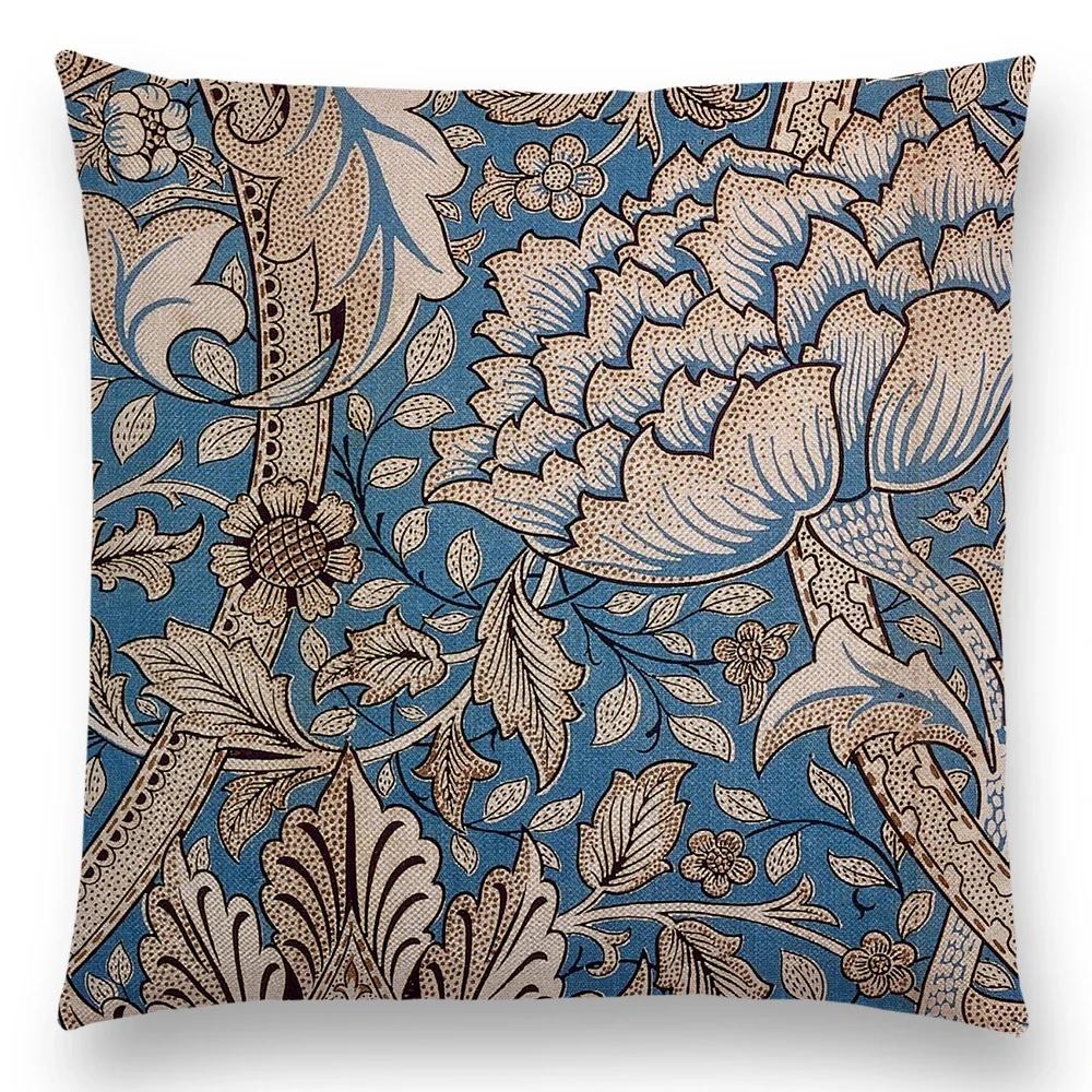 William Morris Thief Red Cushion Cover  Luxury Throw Pillow Home Decor for Sofa Living Room Pillow Case ///