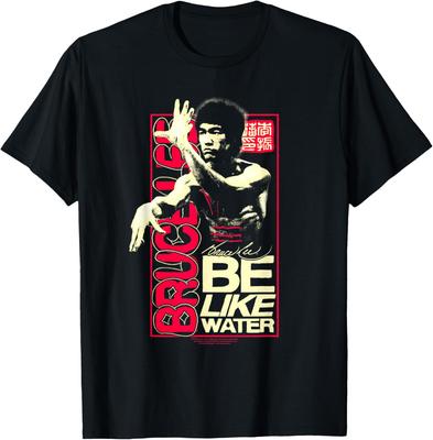 Bruce Lee sei wie Wasser Retro Kampfsport Poster T-Shirt
