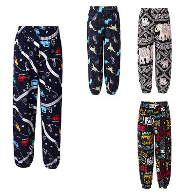 Kinder Jungen Mädchen Lässige Sommerhose Elastischer Bund Niedlicher Cartoon-Druck Atmungsaktiv Bequem Spielkleidung