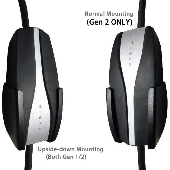 Tesla Mobile Charger Wall Mount Cable Organizer Bracket With UMC Holder Fit Tesla Gen 2 Mobile Connector Charging Cable Cord Model 3 Y X S