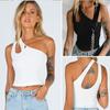 European and American-Style Cutout Slim-Fit Vest Sling