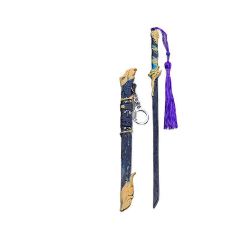 Naraka: Bladepoint Tang-Style Black Gold Sword Alloy Model Toy