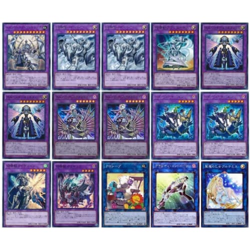 [Deck Sale] Casual Summoned Shaddoll Deck with Sleeves: Nekro Wing Wendy, Shaddoll Lizard, Shadow Priestess Aerial, Guiding Saint Ecclesia, Summoned C