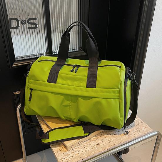 Small Duffel Bag for Sports Gym Bag with Shoe And Wet Clothes Compartment Waterproof Carry-on Travel Bag for Women And Men Weekend Getaway