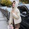 Autumn Winter Thicken Warm Parka Women Casual Sweety Solid Color Big Pocket Loose Hooded Coat Jackets Outwear