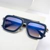 Retro box men's sunglasses personalized high-end sunglasses European and American steampunk outdoor sunscreen glasses men