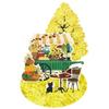 Sanrio Message Ginkgo and Greeting Ships AU SANRIO 012050 Card, Autumn, Marche, Card, Internationally, 7-3,