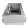 Stainless Steel Litter Box High Sides Anti Splashing Easy To Clean Enclosed Cat Litter Box for Small Medium Cats