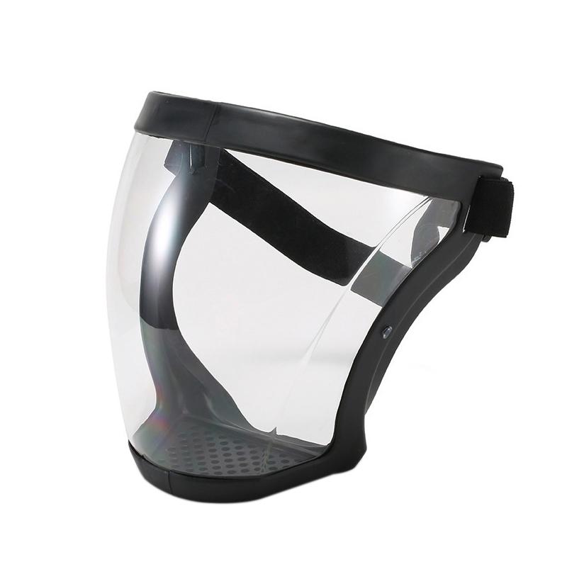 Anti-Fog Anti Splash Full Face Protection Anti Droplet Mask Head Wear Glasses Space Spherical Goggles Full Face Protective Glass чёрный