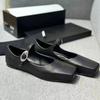 Vintage Mary Janes Women Ballet Flats Fashion Square Toe Strap Buckle Dance Walking Loafers Casual Girls Shoes