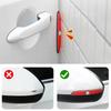 AABIG1 4Pcs Car Door Bumper Anti-collision Rubber Stickers For Mercedes Benz GLK GLA A B C E Class C180 S200 S300 W176 W246 W205 W213