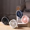 New Arrival Battery Rechargeable Mini Desk Table Fan Portable Angle Adjustable Hanging Wall Ceiling Camping Fan with LED Light