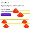 Mixed Color Round Football Training Cone Set with Thickened Base