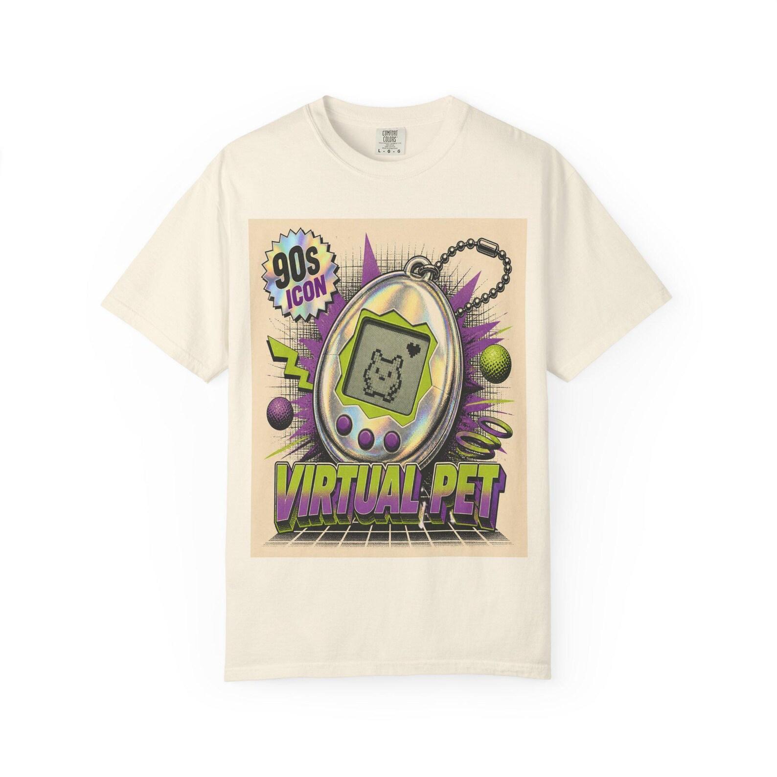 Virtual Pet 90s Icon Retro Shirt | Nostalgic 90s Kid Tee Gift 110