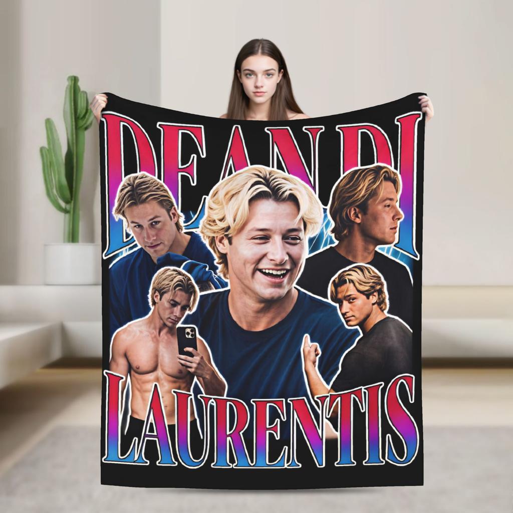 Dean Di Laurentis Off Campus Poster Warm Comfy Blanket For Sofa Home Print Throw Blanket Spring Plane Travel Flannel Bedspread