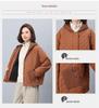 Women's Hooded Cotton Coat: Autumn/Winter 2024, Short, Loose, and Thickened for Middle-Aged and Elderly.