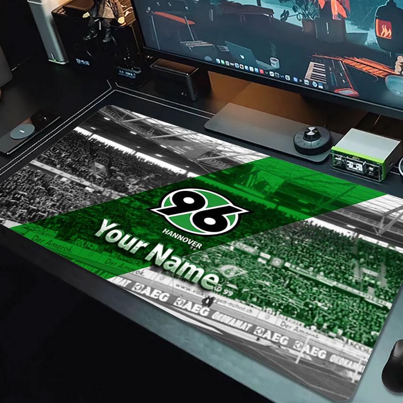 Hannover 96 Custom Name Large Size Mouse Pad Large Gaming Table Cushion Non-slip Laptop Tablet Big Mousepad XXL Mat Mini PC Playmat With Lock edge