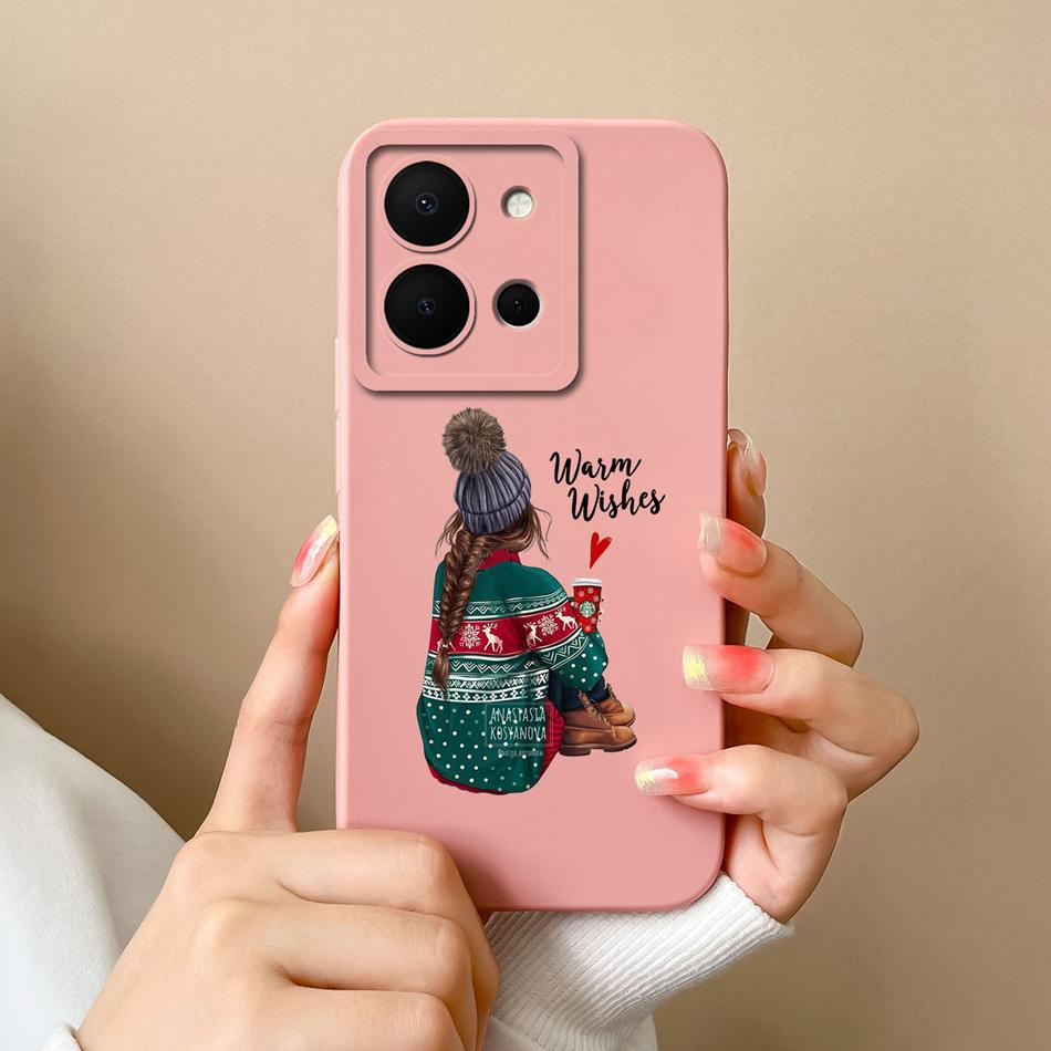 For Vivo Y36 4G 5G Case Dinosaur Soft Smooth Liquid Silicone Full Protection Anti Choc Phone Shell For Vivo Y 36 VivoY36 Cover