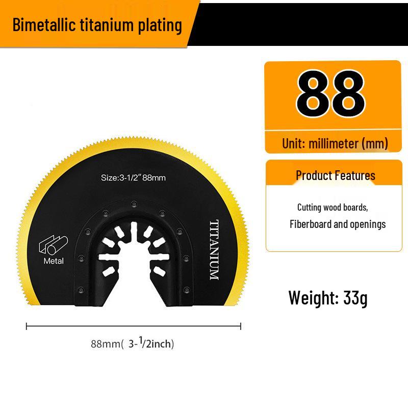 Universal Multifunctional Oscillating Saw Blade for Woodworking and Grinding