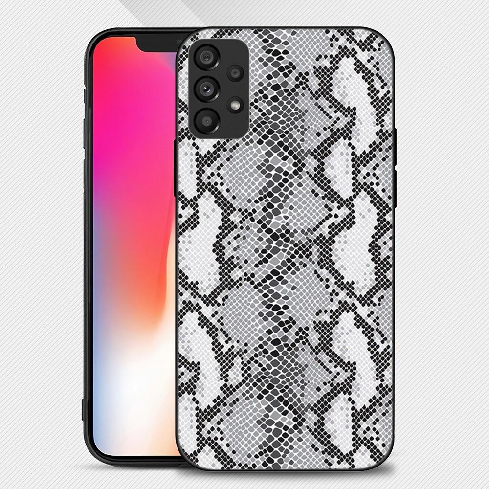 

Чехол для телефона с текстурой змеиной кожи для Samsung Galaxy S22 S23 Ultra S21 S20 FE Plus Note 20, мягкий чехол Samsungs23plus5G