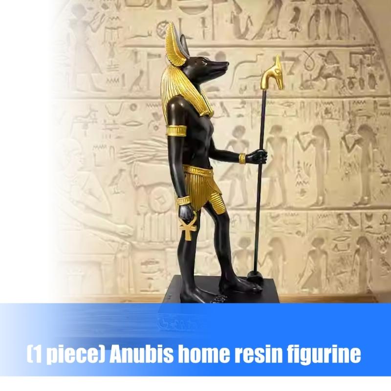 פסל אנביס מצרי דמויות אספנות פסל דמות מיסטית מצרית פסלי קישוט לקישוט הבית