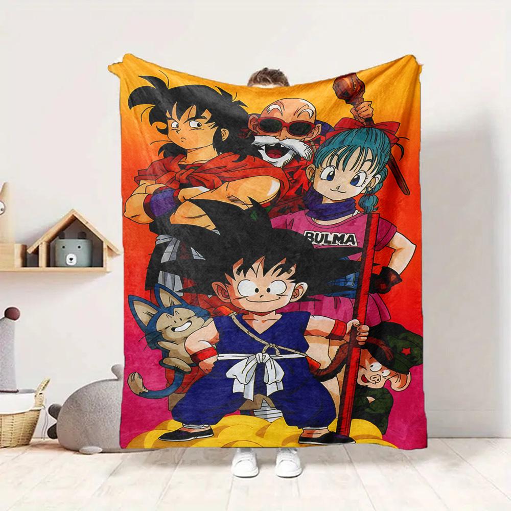 Dragon Ball Flannel Blanket Throw Blanket Soft Warm Sofa Bed Camping Car home Decor Unique Christmas Gift C9301020