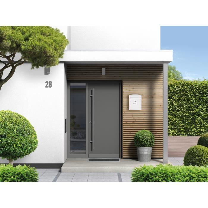 Boîte aux Lettres - ARREGUI - E5731 - Acier - Murale - Anti-pluie - Blanc