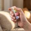 Colorful Design Cat Paw Squishy Keychain Backpack Pendant KeyCap Keychain  Desk Accessory