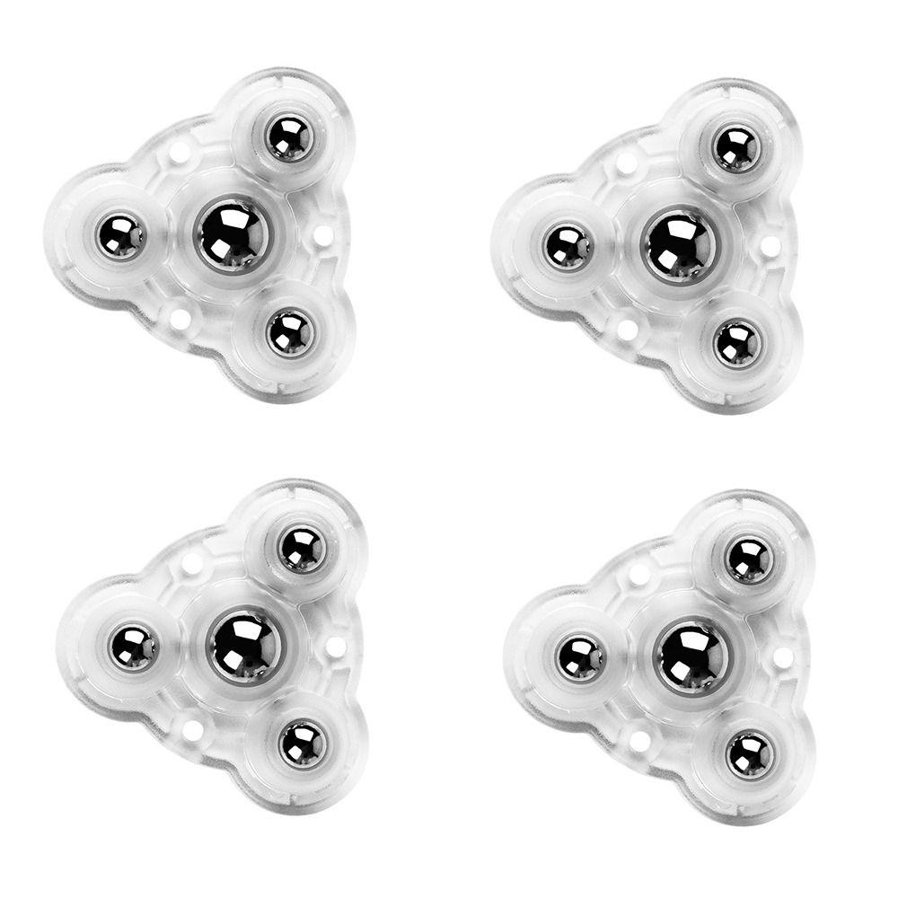 4pcs Self-Adhesive Universal Pulley Heavy Duty Swivel Casters Mute Universal Wheel  Cabinet