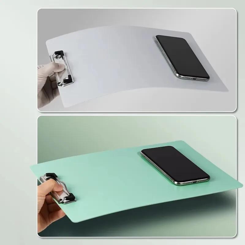 A4 Folder Manager Simple Transfer-resistant Plastic Clipboard A4 Business School Folders for Learning Stationery Office Supplies