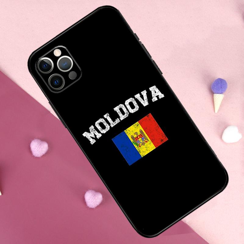 Moldova Flag Phone Case For iPhone 17 Pro Max 14 15 16 Plus 11 Pro Max 12 13 Mini 16e 17 Air Back Cover