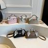 Silk Small Box Scarf Bag Stitching Detail Inner Zip Pocket Urban Bags Travel