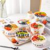 Meidi 360ml Dessert Fruit Salad Takeaway Bowls with Dome Lids