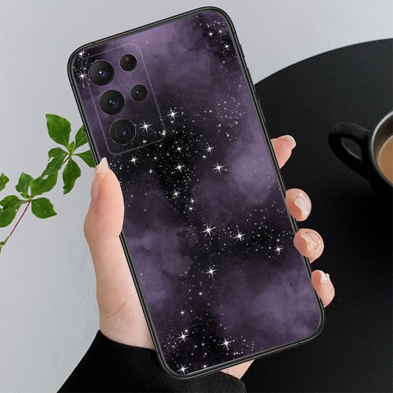 Clound Moon Star Night Phone Case For Samsung A55 A16 A56 A36 A35 A15 A53 A54 A33 A34 A25 A05S A52 A52S A14 A24 A26 A71